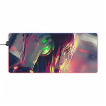 Load image into Gallery viewer, Anime Headphones RGB LED Mouse Pad (Desk Mat)