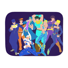 Load image into Gallery viewer, Anime Jojo's Bizarre Adventure Sherpa Blanket