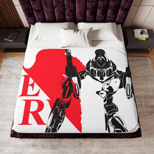 Load image into Gallery viewer, Anime Neon Genesis Evangelion Sherpa Blanket