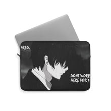 Load image into Gallery viewer, Sad Animewith quote Laptop Sleeve