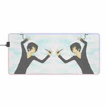 Load image into Gallery viewer, Durarara!! Izaya Orihara RGB LED Mouse Pad (Desk Mat)