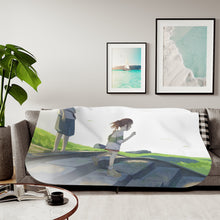 Load image into Gallery viewer, Anime Spirited Away Sherpa Blanket