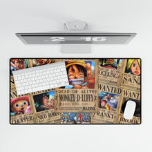 Load image into Gallery viewer, Wanted straw hat pirates Mouse Pad (Desk Mat)