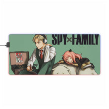 Load image into Gallery viewer, Spy x Family Anya Forger, Loid Forger RGB LED Mouse Pad (Desk Mat)