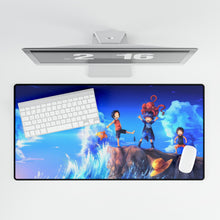 Load image into Gallery viewer, Luffy, Ace and Sabo Mouse Pad (Desk Mat)