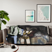 Load image into Gallery viewer, Anime Cowboy Bebop Sherpa Blanket