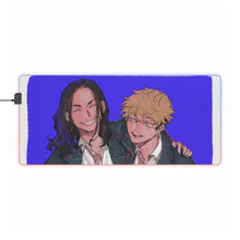 Load image into Gallery viewer, Tokyo Revengers Chifuyu Matsuno, Keisuke Baji RGB LED Mouse Pad (Desk Mat)