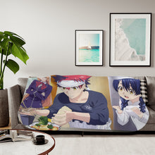 Load image into Gallery viewer, Anime Food Wars: Shokugeki no Soma Sherpa Blanket