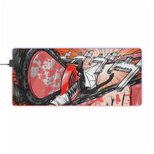Load image into Gallery viewer, Chainsaw Man RGB LED Mouse Pad (Desk Mat)