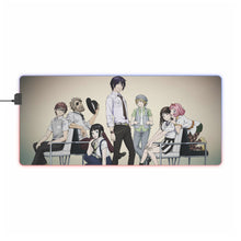 Load image into Gallery viewer, Noragami Yato, Yukine, Hiyori Iki, Kofuku Ebisu, Kazuma RGB LED Mouse Pad (Desk Mat)