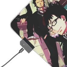 Load image into Gallery viewer, Blue Exorcist Rin Okumura, Yukio Okumura, Kuro, Shiemi Moriyama RGB LED Mouse Pad (Desk Mat)