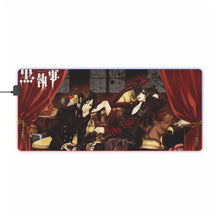 Load image into Gallery viewer, Black Butler RGB LED Mouse Pad (Desk Mat)