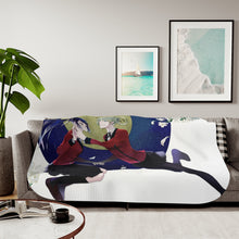 Load image into Gallery viewer, Anime Kakegurui Sherpa Blanket