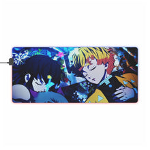 Load image into Gallery viewer, Inosuke and Zenitsu RGB LED Mouse Pad (Desk Mat)