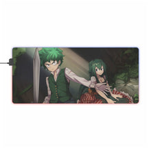 Load image into Gallery viewer, My Hero Academia Izuku Midoriya, Tsuyu Asui RGB LED Mouse Pad (Desk Mat)