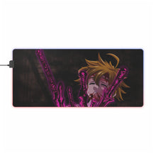 Load image into Gallery viewer, The Seven Deadly Sins Meliodas RGB LED Mouse Pad (Desk Mat)
