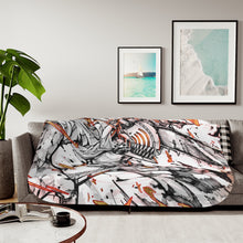 Load image into Gallery viewer, Anime Chainsaw Man Sherpa Blanket