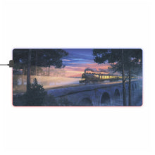 Load image into Gallery viewer, Anime Train RGB LED Mouse Pad (Desk Mat)