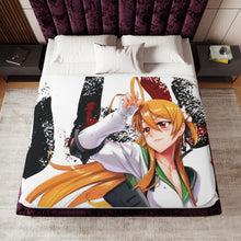 Load image into Gallery viewer, Highschool Of The Dead Sherpa Blanket