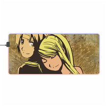 Load image into Gallery viewer, Anime FullMetal Alchemist RGB LED Mouse Pad (Desk Mat)