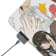 Load image into Gallery viewer, Eru Chitanda And Hōtarō Oreki Chibbi RGB LED Mouse Pad (Desk Mat)
