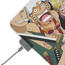 Load image into Gallery viewer, Luffy's crew RGB LED Mouse Pad (Desk Mat)