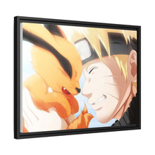 Load image into Gallery viewer, Kurama and Naruto Canvas Framed Art Print