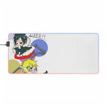 Load image into Gallery viewer, Durarara!! Izaya Orihara, Shizuo Heiwajima RGB LED Mouse Pad (Desk Mat)