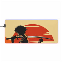 Load image into Gallery viewer, Samurai Champloo RGB LED Mouse Pad (Desk Mat)