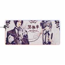 Load image into Gallery viewer, Black Butler RGB LED Mouse Pad (Desk Mat)