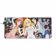 Load image into Gallery viewer, Nisekoi Chitoge Kirisaki, Kosaki Onodera, Marika Tachibana RGB LED Mouse Pad (Desk Mat)
