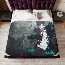 Load image into Gallery viewer, Shinya Kogami With His dominator Sherpa Blanket