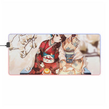 Load image into Gallery viewer, Anime Geisha RGB LED Mouse Pad (Desk Mat)