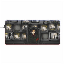 Load image into Gallery viewer, Durarara!! Izaya Orihara RGB LED Mouse Pad (Desk Mat)