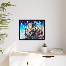 Load image into Gallery viewer, Sword Art Online Asuna Yuuki, Yui Canvas Framed Art Print