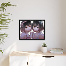 Load image into Gallery viewer, Mei and Fujioka Misaki Canvas Framed Art Print