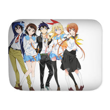 Load image into Gallery viewer, Nisekoi Chitoge Kirisaki, Kosaki Onodera, Seishirou Tsugumi, Marika Tachibana Sherpa Blanket
