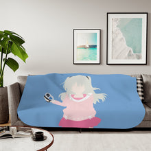 Load image into Gallery viewer, Nao Tomori With her camera Minimalist Sherpa Blanket