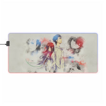 Load image into Gallery viewer, Makise Kurisu & Rintarou Kyouma RGB LED Mouse Pad (Desk Mat)