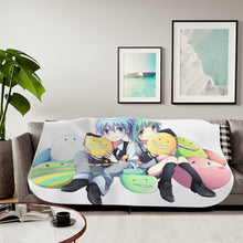 Load image into Gallery viewer, Assassination Classroom Sherpa Blanket