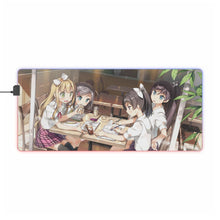 Load image into Gallery viewer, The "H.e.n.t.a.i" Prince and the Stony Cat. by RGB LED Mouse Pad (Desk Mat)