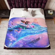 Load image into Gallery viewer, Spirited Away Sherpa Blanket