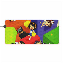 Load image into Gallery viewer, The Melancholy Of Haruhi Suzumiya RGB LED Mouse Pad (Desk Mat)