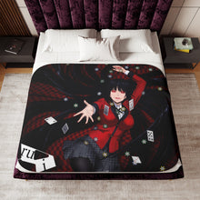 Load image into Gallery viewer, Jabami yumeko Sherpa Blanket