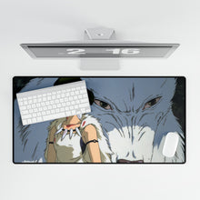 Load image into Gallery viewer, Anime Princess Mononoke Mouse Pad (Desk Mat)