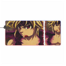 Load image into Gallery viewer, Meliodas Power RGB LED Mouse Pad (Desk Mat)
