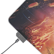 Load image into Gallery viewer, Anime Sunset RGB LED Mouse Pad (Desk Mat)