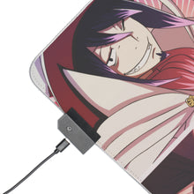 Load image into Gallery viewer, Blue Exorcist RGB LED Mouse Pad (Desk Mat)