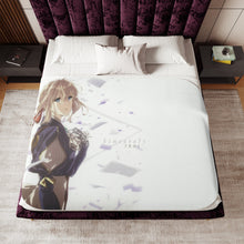 Load image into Gallery viewer, Violet Evergarden Violet Evergarden, Violet Evergarden Sherpa Blanket