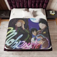 Load image into Gallery viewer, Mob Psycho 100 Arataka Reigen, Shigeo Kageyama, Ritsu Kageyama Sherpa Blanket